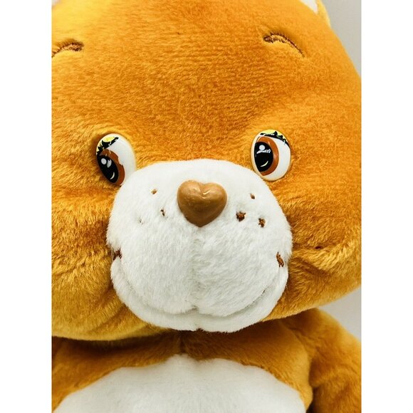 Vintage Care Bears Orange Tender Heart Bear Plush Stuffed Animal Play Along 9" - Picture 2 of 9